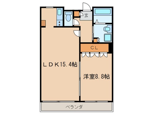 リバパレス鶴舞の物件間取画像